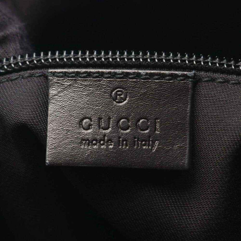 GUCCI Authentic Black Leather Shoulder Bag - Picture 4 of 9